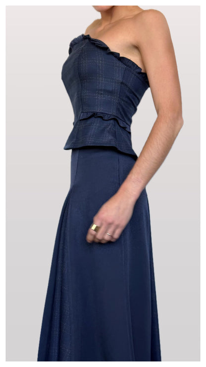 Falda Quillas Azul Marino