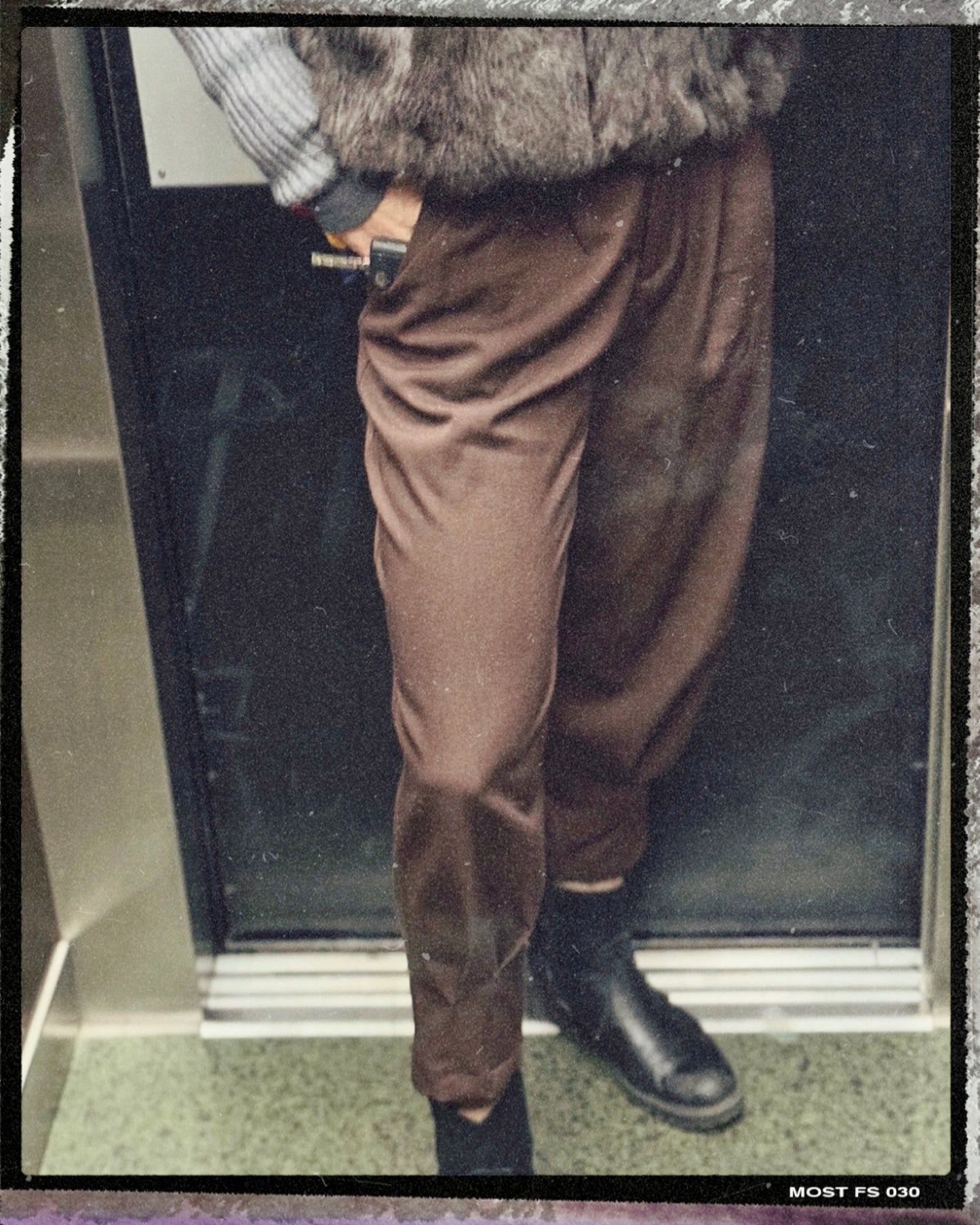 Pantalón Globo Puños Marrón Chocolate