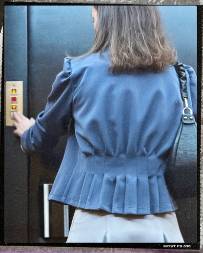 Chaqueta Tablas Azul Grisaceo