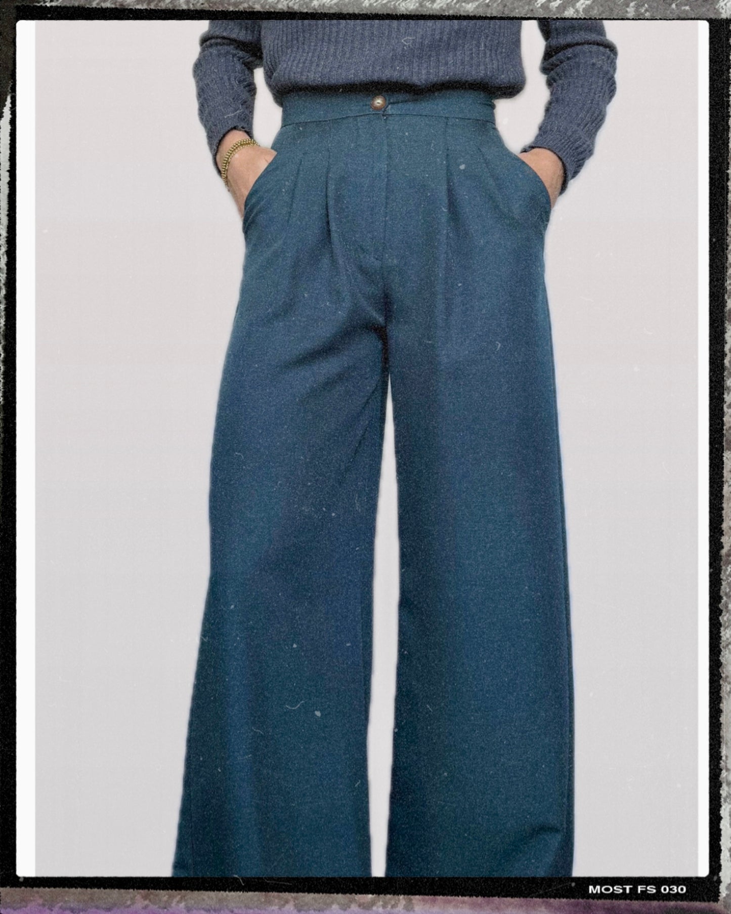 Pantalón Palazzo Verde Botella