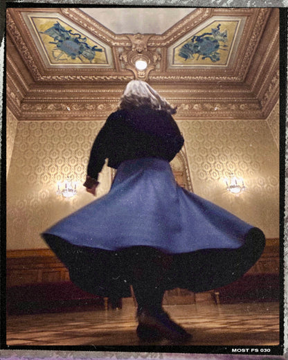 Falda Quillas Azul Marino