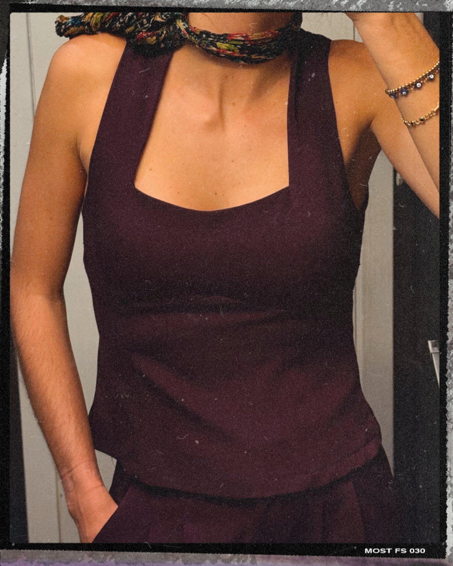 Top Corsetero Berenjena