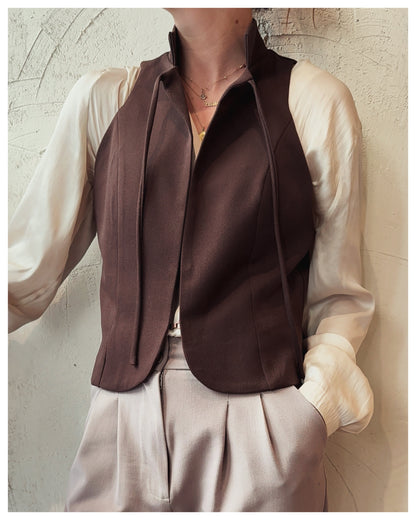 Chaleco Marrón Chocolate