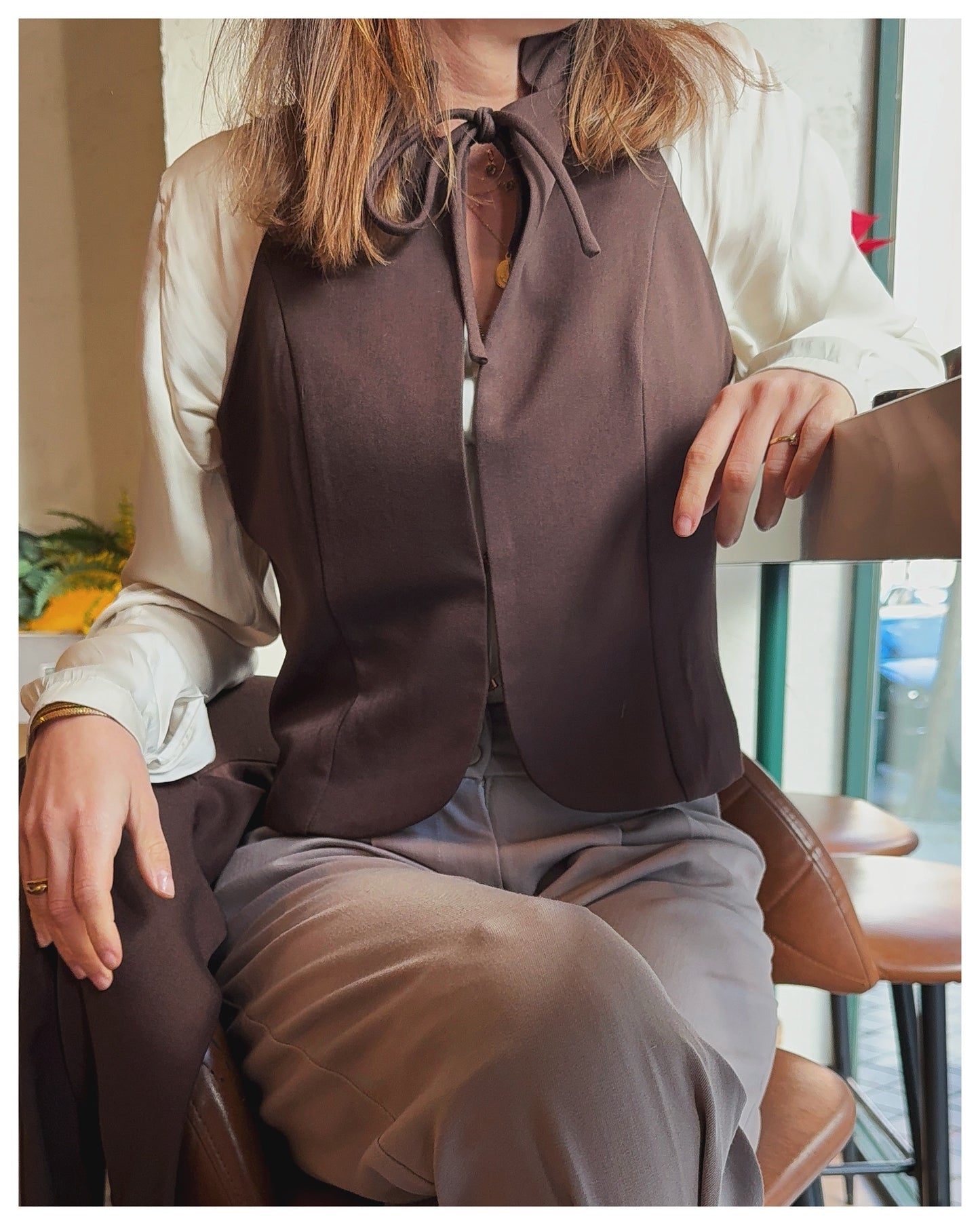 Chaleco Marrón Chocolate