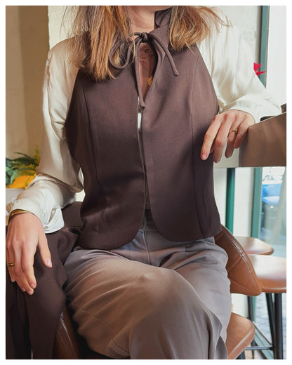 Chaleco Marrón Chocolate