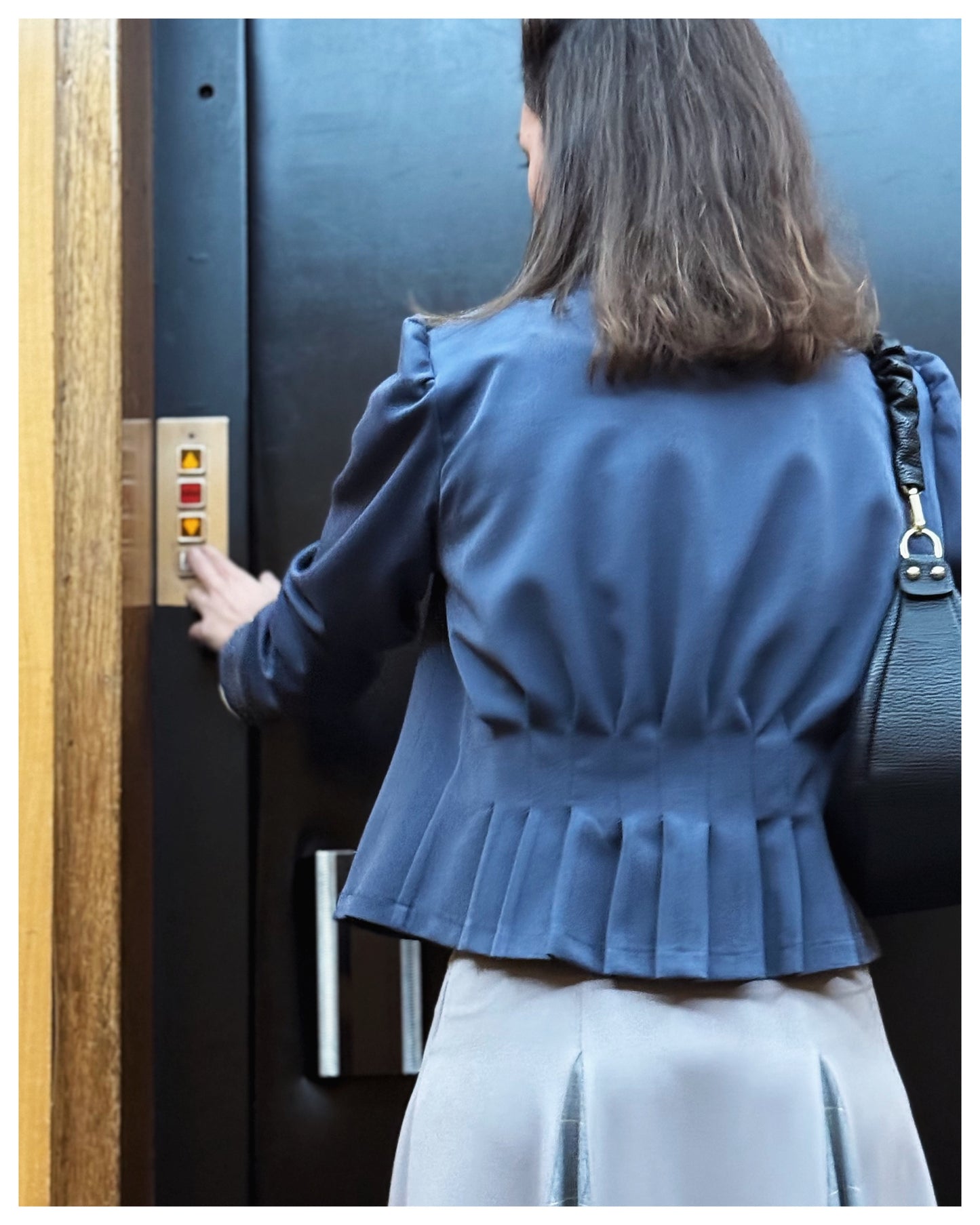 Chaqueta Tablas Azul Grisaceo