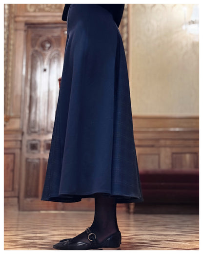 Falda Quillas Azul Marino