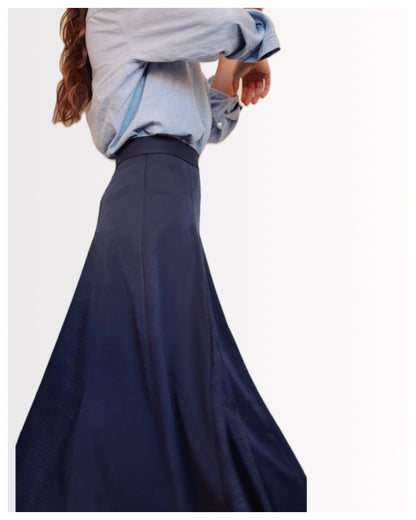 Falda Quillas Azul Marino