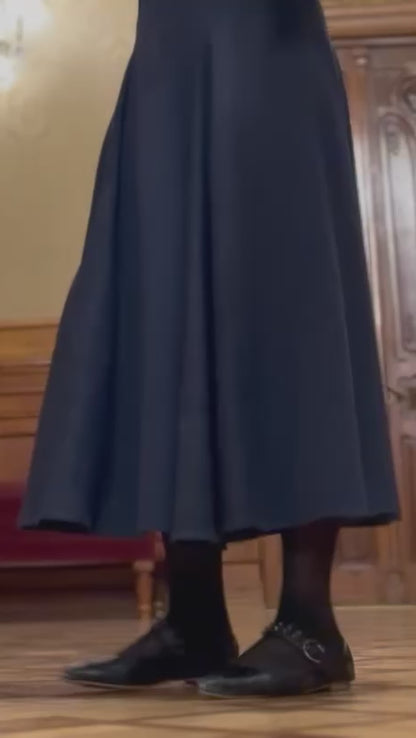 Falda Quillas Azul Marino